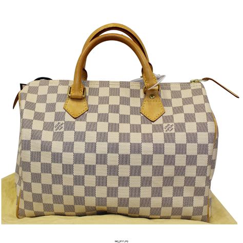 louis vuitton speedy 30 damier azur|speedy 30 damier price.